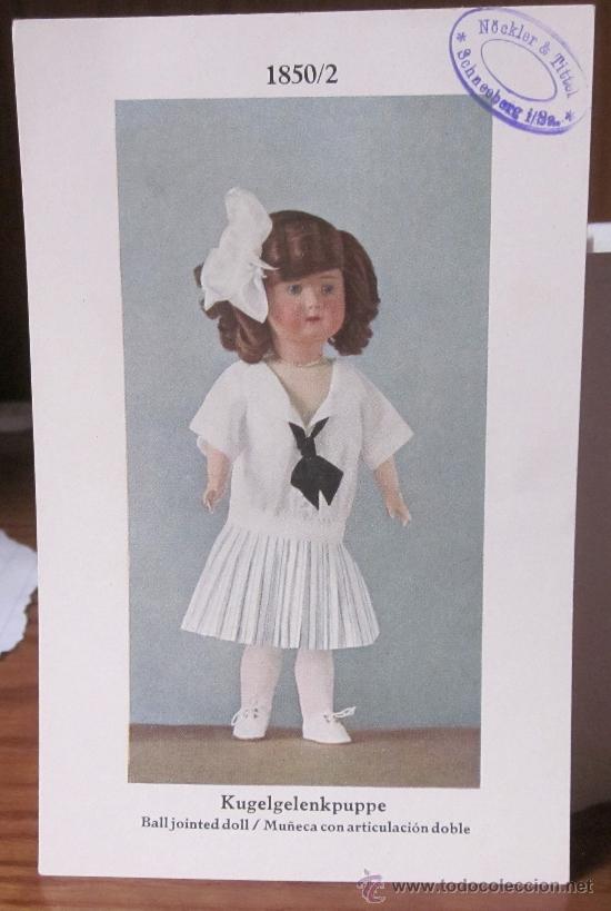 Brinquedos antigos: MU&Ntilde;ECA KUGELGELENKPUPPE,REF.1850/2,GERMANY,PARA LA EXPORTACI&Oacute;N,A&Ntilde;OS 20