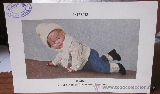 Brinquedos antigos: MU&Ntilde;ECO RODLER,GERMANY,PARA LA EXPORTACI&Oacute;N,A&Ntilde;OS 20