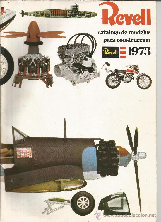 Old Toys: Cat&aacute;logo Revell a&ntilde;o 1973