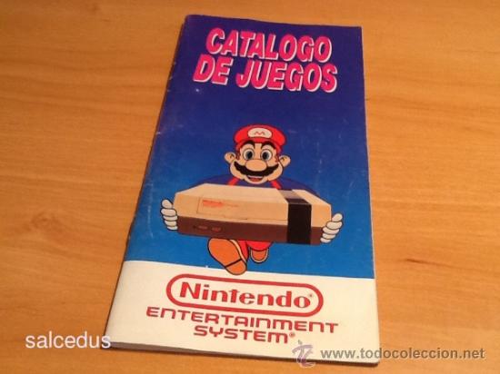 Old Toys: Cat&aacute;logo de Juegos de Nintendo NES PAL Publicidad Libro En