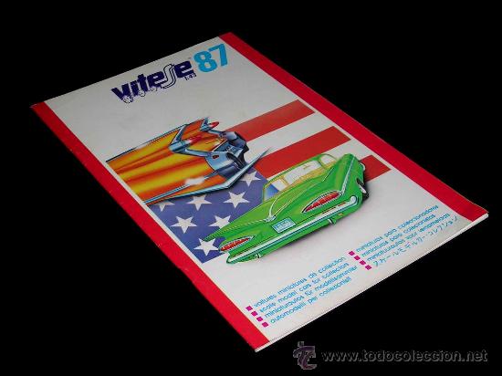 Jouets Anciens: Cat&aacute;logo autom&oacute;viles 1/43 Vitesse, Portugal, 23 p&aacute;ginas a color, original a&ntilde;o 1987. Excelente.