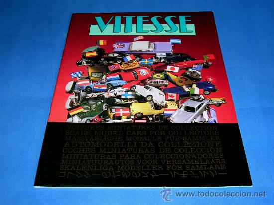 Jouets Anciens: Cat&aacute;logo autom&oacute;viles 1/43 Vitesse, Portugal, 27 p&aacute;ginas a color, original a&ntilde;o 1988. Excelente.