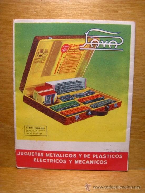 Jouets Anciens: PAYA - CATALOGO DESPLEGABLE JUGUETES METALICOS Y DE PLASTICOS, ELECTRICOS Y MECANICOS