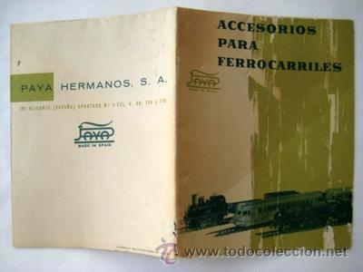 Jouets Anciens: Cat&aacute;logo : ACCESORIOS PARA FERROCARRILES. PAYA