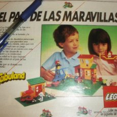 Juguetes antiguos: PUBLICIDAD DE LEGO FABULAND.