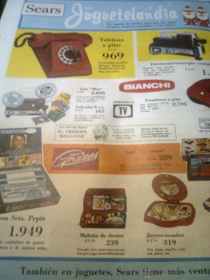 Old Toys: Publicidad original Diario ya. Diciembre 1975- Juguetelandia. Bianchi. Cine max. Graines. tricotosa