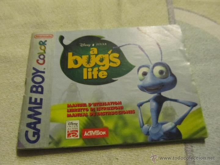 Old Toys: LIBRO DE INSTRUCCIONES GAME BOY COLOR NINTENDO BICHOS