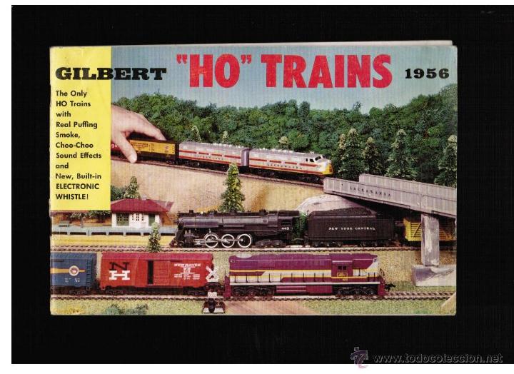 Brinquedos antigos: BONITO CATALOGO DE TRENES - GILBERT 'HO' TRAINS 1956