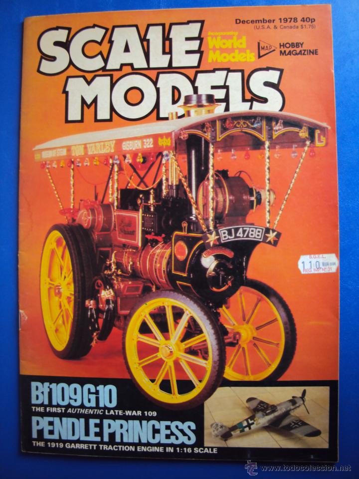 Juguetes antiguos: (CAT-807)SCALE MODELS DICIEMBRE 1978 - Foto 1