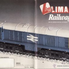 Juguetes antiguos: CATÀLOGO LIMA 1984/85 RAILWAYS BRITISH EDITION OO SCALE N GAUGE - EN INGLÉS. Lote 42101684