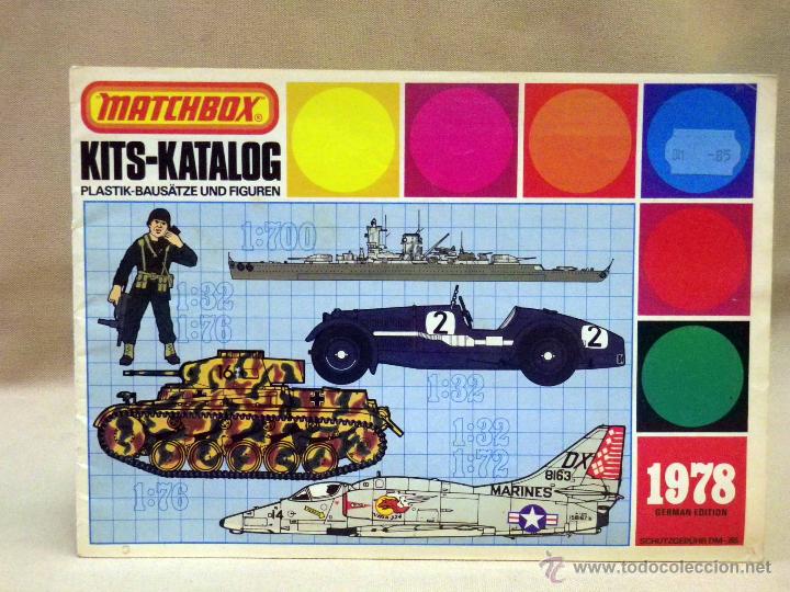 Juguetes antiguos: CATALOGO, MATCHBOX, CATALOGO MODELISMO, 1978, TODAS LAS SERIES, 32 PAGINAS