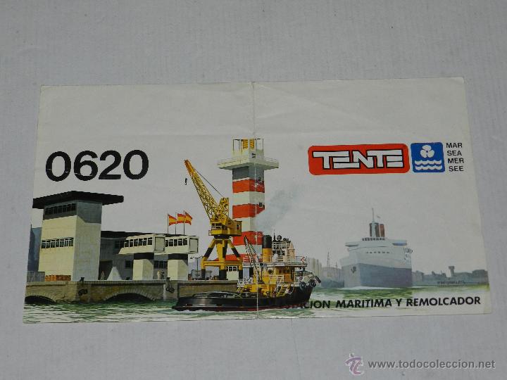 Giocattoli antichi: (M-ALB4) CATALOGO TENTE 0620 ESTACION MARITINA Y REMOLCADOR , DESPLEGABLE, SE&Ntilde;ALES DE USO