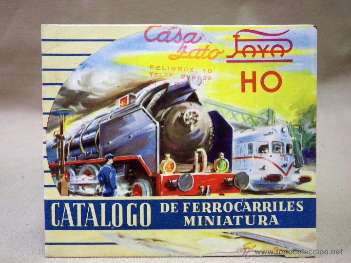 Giocattoli antichi: CATALOGO, PAYA, CATALOGO DE FERROCARRILES MINIATURA, ESCALA HO, DESPLAGADO 65 X 30 CM