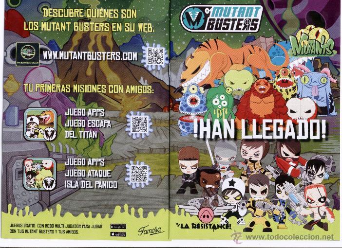 Figurine Mutant Busters La Résistance Neuve En Boîte - Collection Famosa