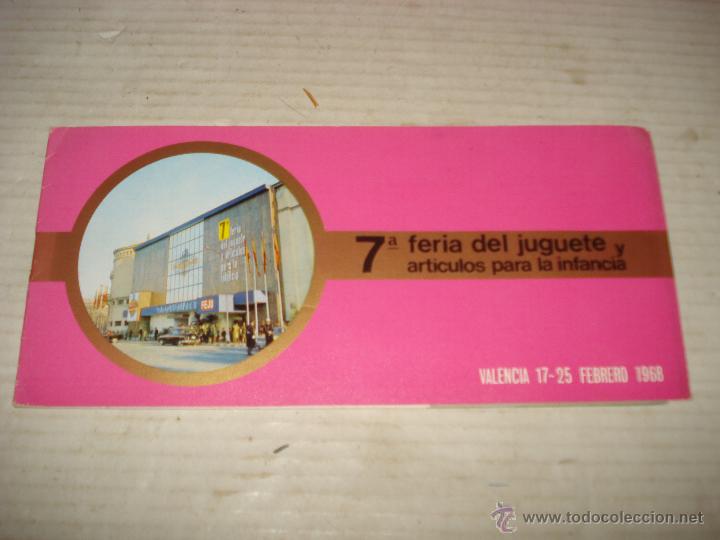 Brinquedos antigos: Antiguo Librito Folleto de la 7&ordf; Feria del Juguete en Valencia 17-25 de Febrero de 1968