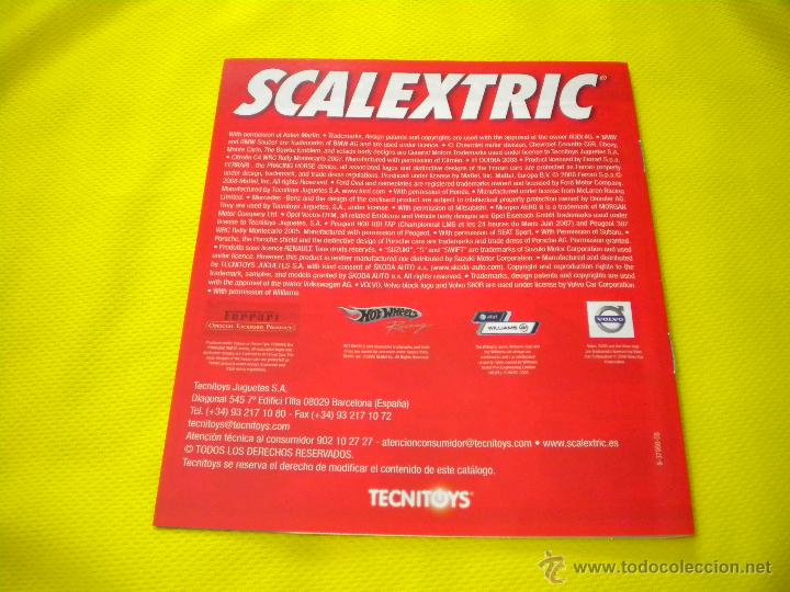 Juguetes antiguos: Cat&aacute;logo Scalextric 2.008 - 2.009 - Foto 2