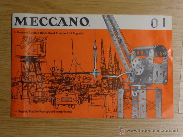 Brinquedos antigos: MECCANO 01 CATALOGO ORIGINAL 1966