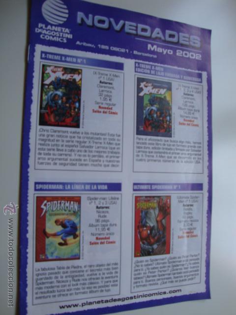 Juguetes antiguos: CATALOGO ORIGINAL COMIC COMICS PLANETA DE AGOSTINI - Foto 1