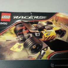 Juguetes antiguos: CATALOGO DE LEGO Nº 8490 RACERS