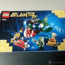 Juguetes antiguos: CATALOGO DE LEGO Nº 7978 ATLANTIS 