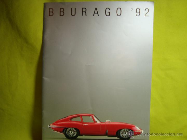 Brinquedos antigos: CATALOGO GENERAL PARA TIENDA DE COCHES BBURAGO BURAGO 1992