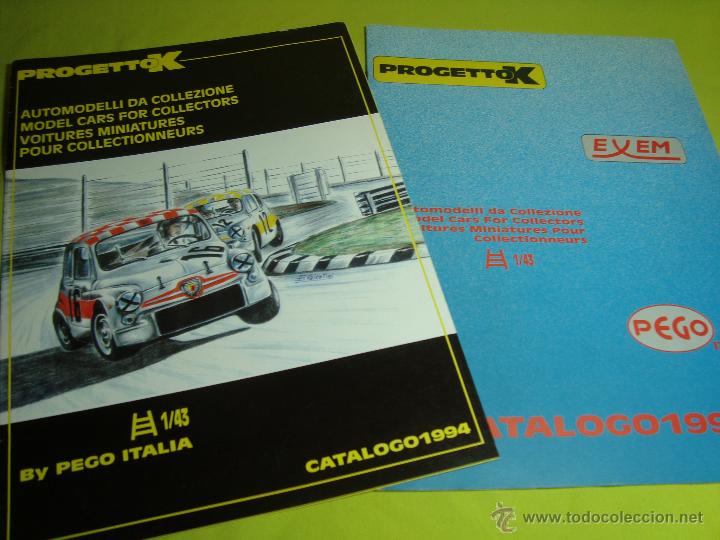 Juguetes antiguos: LOTE DE 2 CATALOGO GENERAL DE TIENDA COCHES DE PROGETTO K 1,43 1994-1995 PROGETTOK