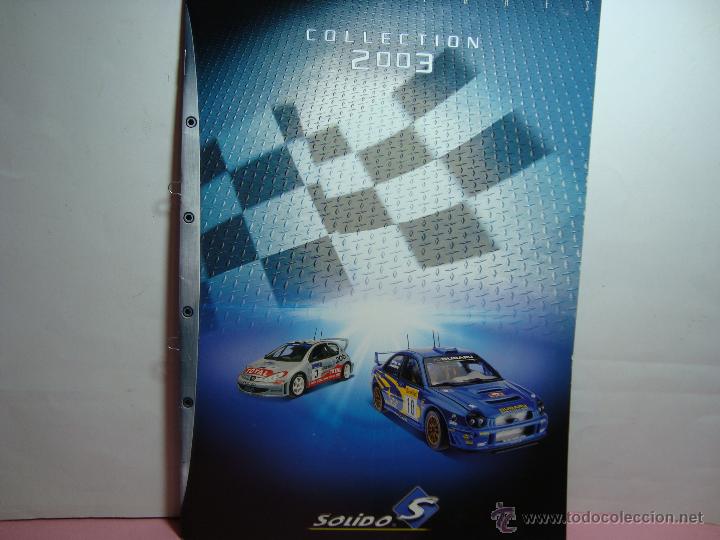 Brinquedos antigos: CATALOGO GENERAL DE TIENDA DE COCHES SOLIDO 2003
