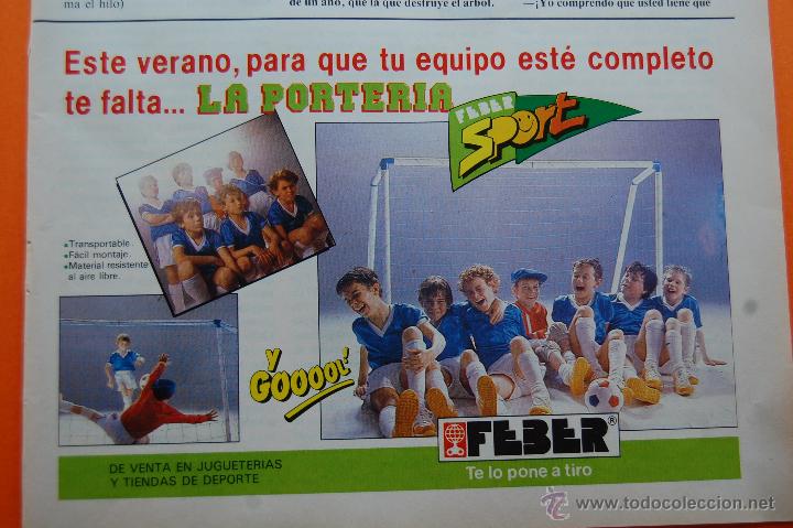 Giocattoli antichi: PUBLICIDAD - 1986 - LA PORTERIA FEBER DE FEBER SPORT