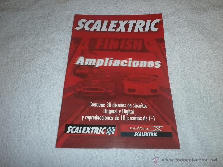 Giocattoli antichi: CATALOGO DE AMPLIACIONES DE SCALEXTRIC