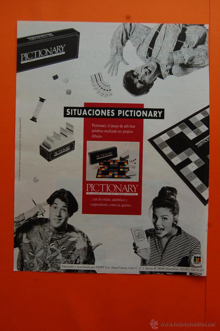 Giocattoli antichi: PUBLICIDAD 1990 - COLECCION JUGUETES - DISET PICTIONARY