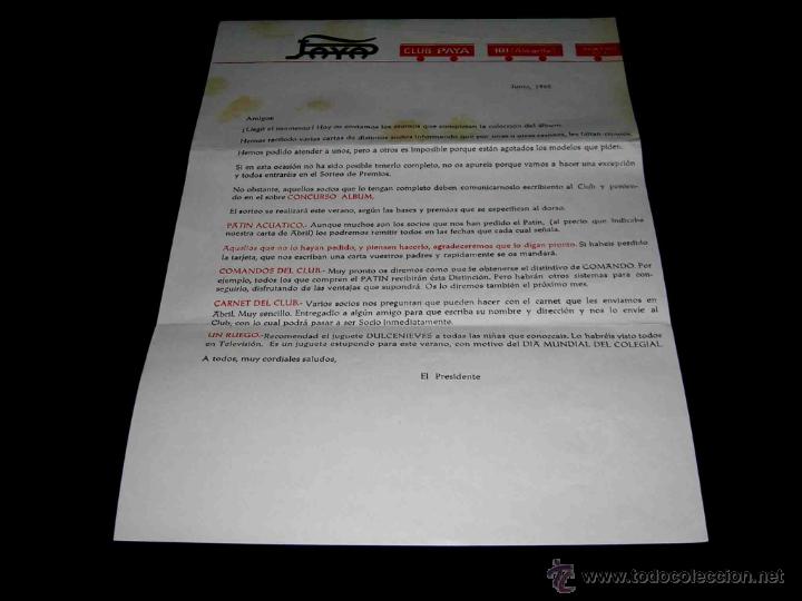 Giocattoli antichi: Documentaci&oacute;n Club Juguetes Paya. Noticias Junio 1969.
