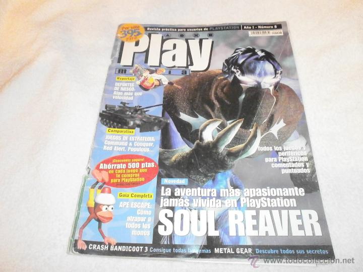 Giocattoli antichi: REVISTA PLAY MANIA N&ordm; 8 CON JUEGO SOUL REAVER EN PORTADA