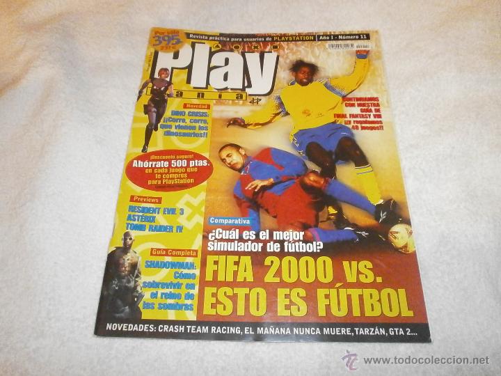 Giocattoli antichi: REVISTA PLAY MANIA N&ordm; 11 FIFA 2000 VS ESTO ES FUTBOL EN PORTADA