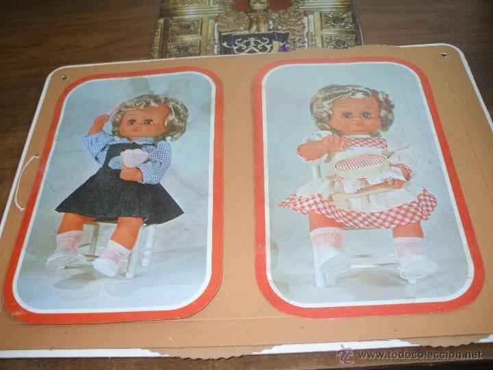 Giocattoli antichi: Carton de propaganda de mu&ntilde;eca Nicasia de Esvi