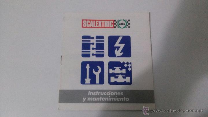 Old Toys: SCALEXTRIC INSTRUCCIONES Y MANTENIMIENTO-LIBRITO