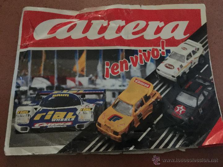 Giocattoli antichi: Antiguo Catalogo Carrera. Mide aprox 20x14cm