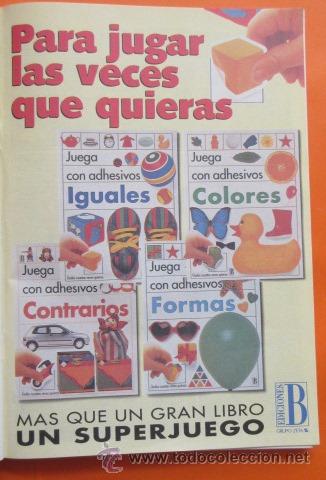 Juguetes antiguos: PUBLICIDAD - COLECCION JUGUETES - JUEGA CON ADHESIVOS