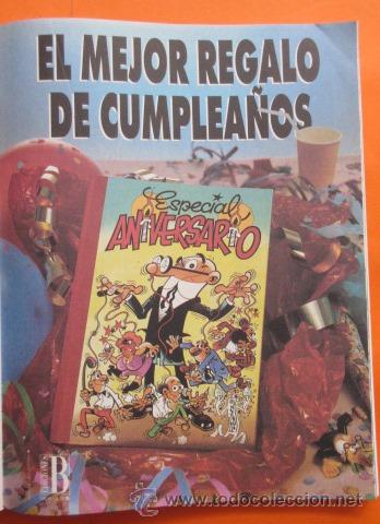 Juguetes antiguos: PUBLICIDAD - COLECCION JUGUETES - MORTADELO EL MEJOR REGALO DE CUMPLEA&Ntilde;OS