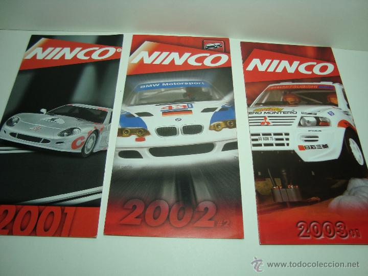 Giocattoli antichi: LOTE DE 3 CATALOGO DE COCHES NINCO SLOT