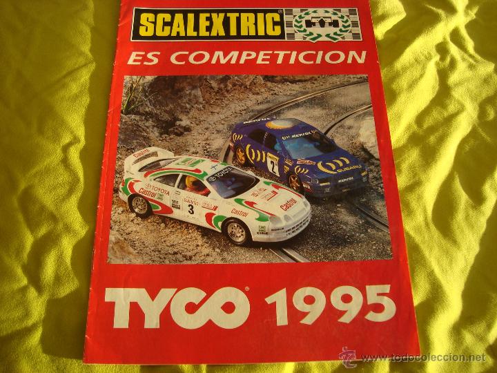 Juguetes antiguos: CATALOGO COCHES SLOT SCALEXTRIC TYCO 1995