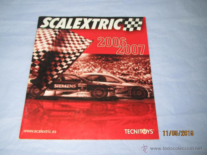 Juguetes antiguos: Catalogo General SCALEXTRIC del A&ntilde;o 2006-2007 - Foto 1