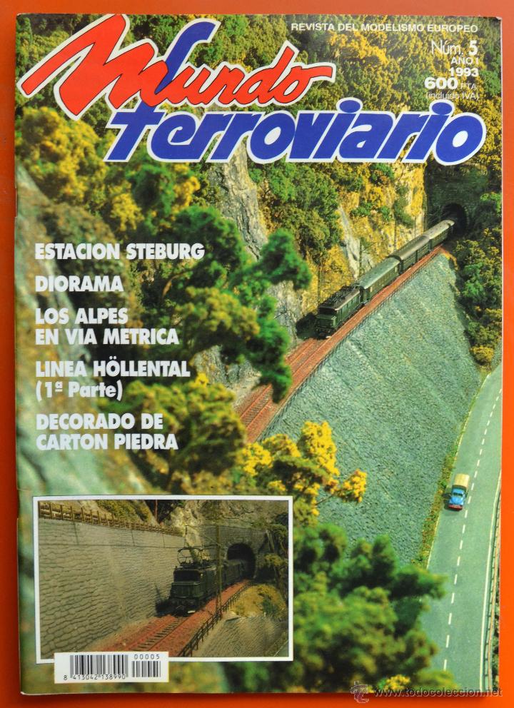 Brinquedos antigos: MUNDO FERROVIARIO - NUM 5 - 1993 - REVISTA DE MODELISMO - TRENES