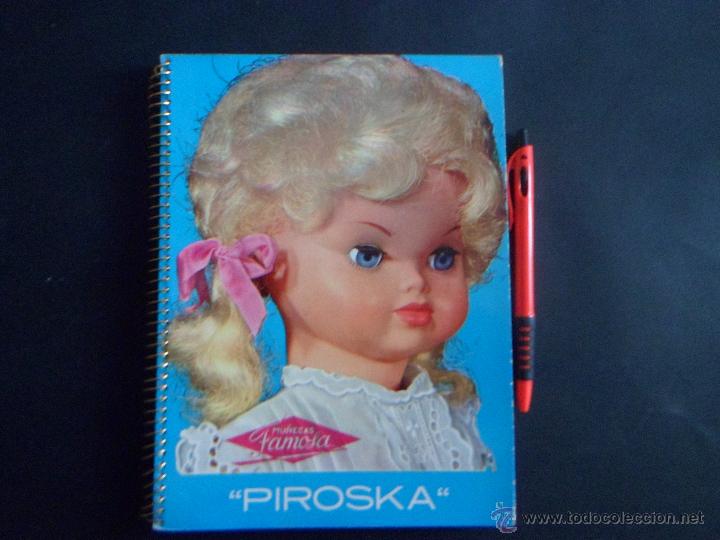 Jouets Anciens: AGENDA OBSEQUIO 1963 DE FAMOSA ~ CON PIROSKA EN PORTADA ~ 2&ordf; FERIA DEL JUGUETE DE VALENCIA ~ RARA