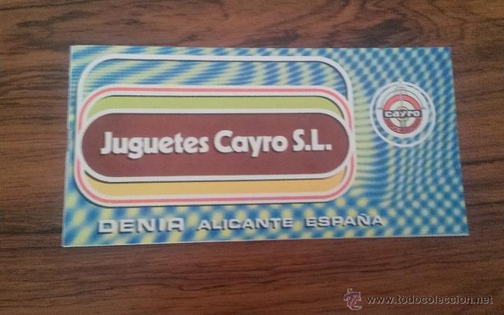 Juguetes antiguos: CATALOGO JUGUETES CAIRO S.L DENIA ALICANTE
