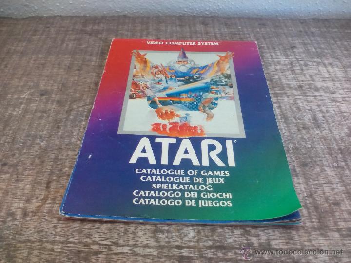 Brinquedos antigos: Cat&aacute;logo de video Juegos de ATARI, de 1982. Catalogue of games