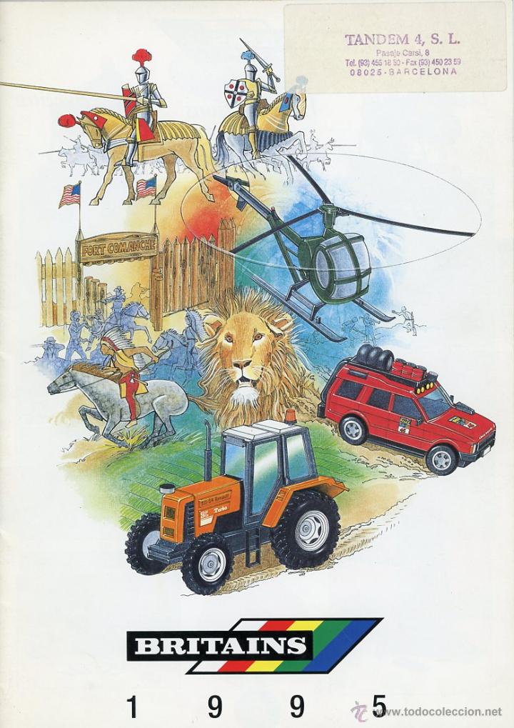 Juguetes antiguos: BRITAINS, CATALOGO DE JUGUETES A&Ntilde;O 1995