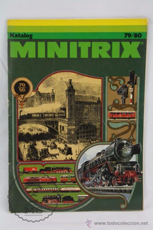 Brinquedos antigos: Cat&aacute;logo en Franc&eacute;s de Maquetas de Trenes Minitrix 1979/80 - Medidas 30 x 21 Cm