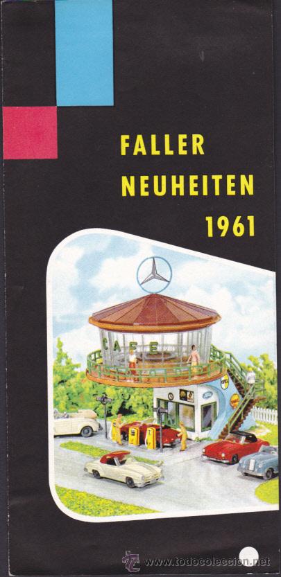 Juguetes antiguos: CATALOGO FALLER 1961 - Foto 1
