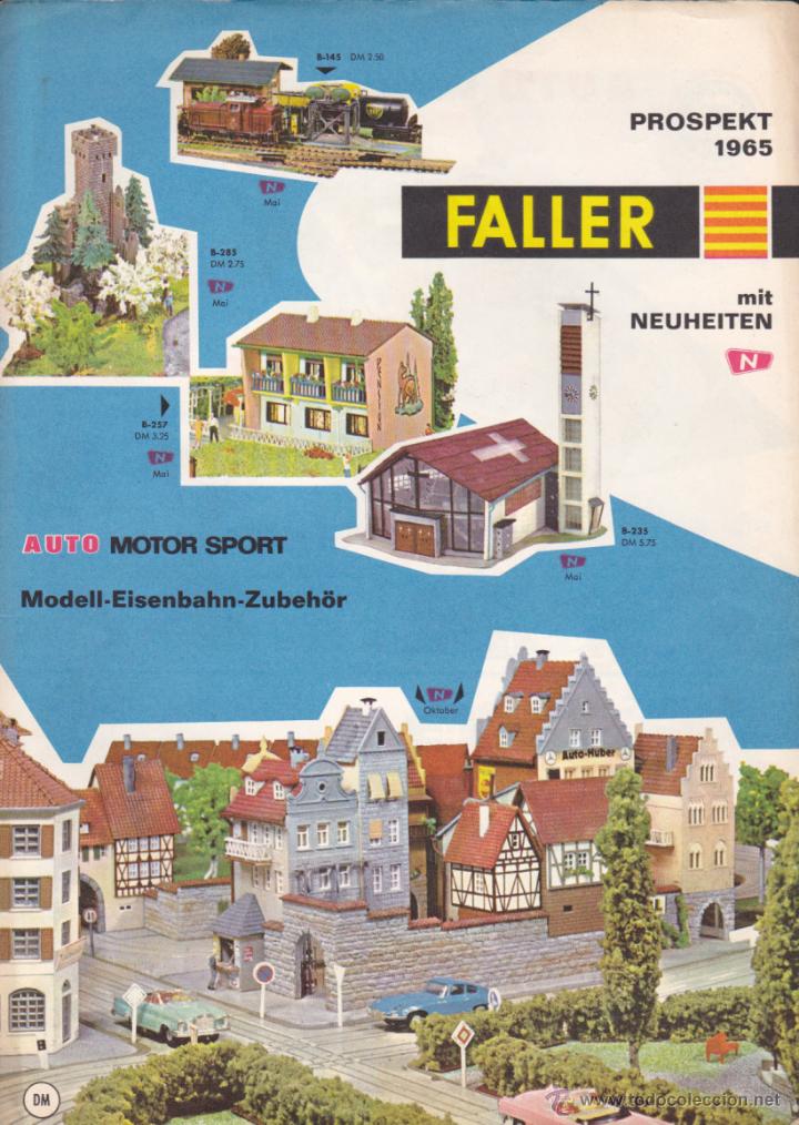 Juguetes antiguos: CATALOGO FALLER 1965 - Foto 1