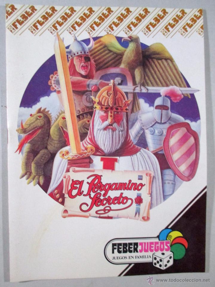 Brinquedos antigos: LIBRO DE INSTRUCCIONES , JUEGO DE MESA , EL PERGAMINO SECRETO , FEBER